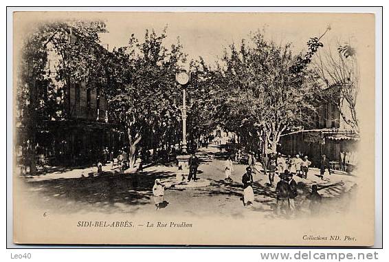 Algérie Sidi Bel Abbes Rue Prudhon