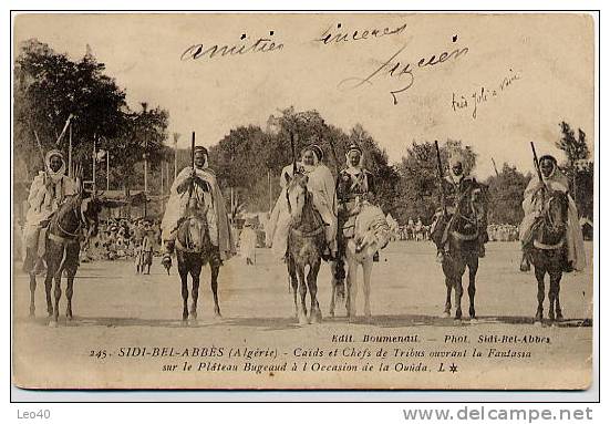 Algérie Sidi Bel Abbes Plateau Bugeaud Ouuda Caids Boumendil