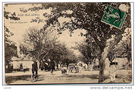 Algérie Sidi bel Abbes Rue de Mascara