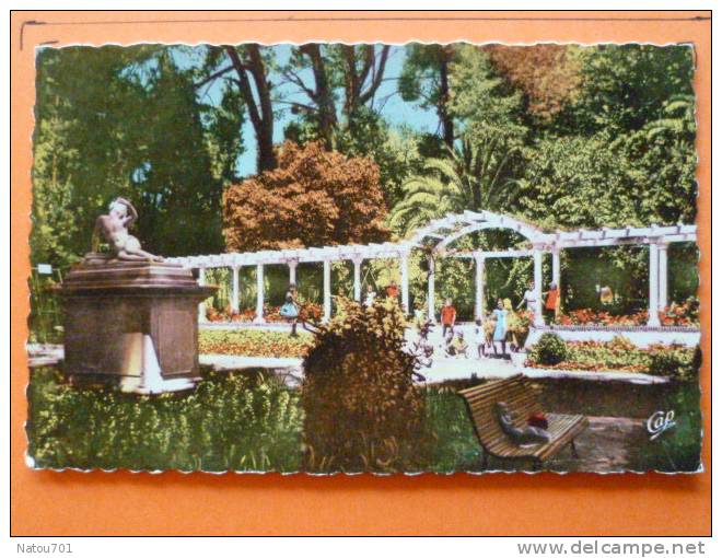 E1-Algerie-Sidi-bel-abbes --le jardin public (jardin d'enfants )--animee-carte photo