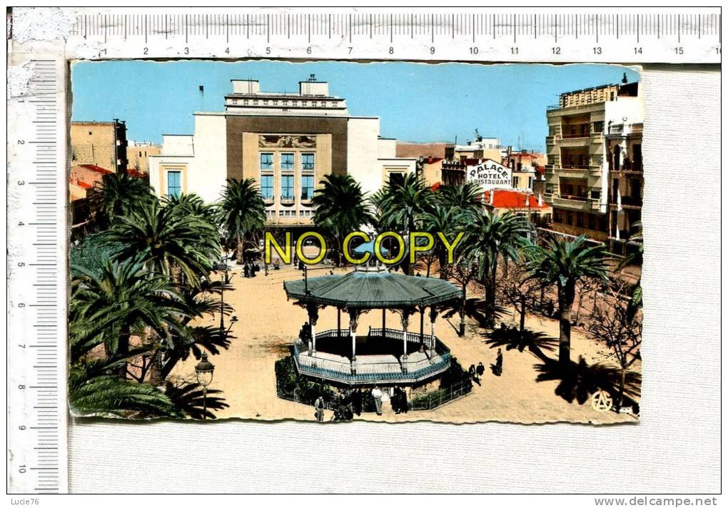 SIDI BEL ABBES -  La Place Carnot et le Théatre