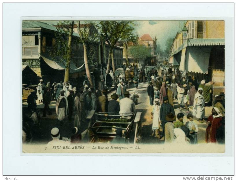 sidi bel abbés      la rue de   montagnac