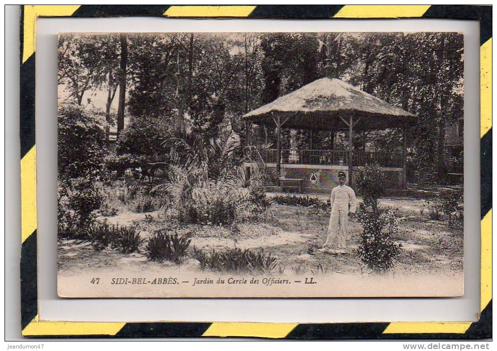 SIDI-BEL-ABBES.- . JARDIN DU CERCLE DES OFFICIERS