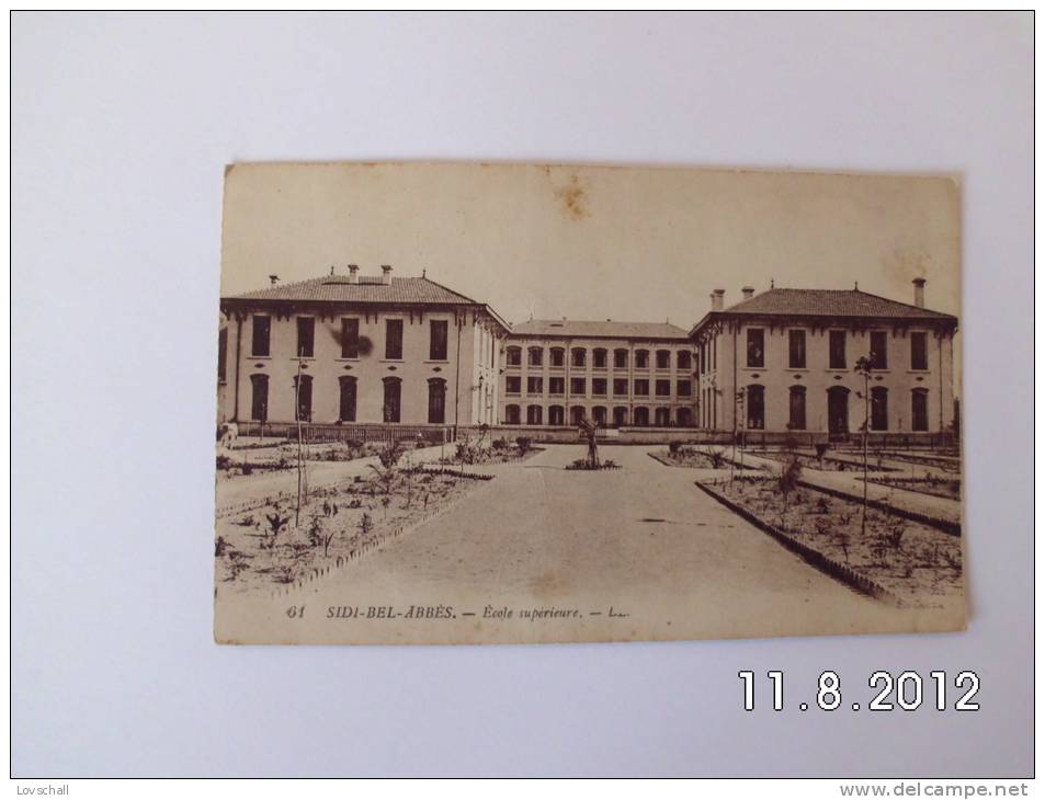 Sidi-Bel-Abbes. - Ecole supérieure. (10 - 4 - 1929)