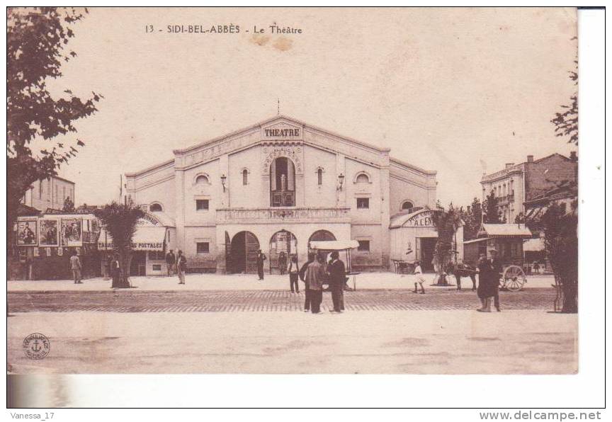 ALGERIE sidi bel abbes  le theatre