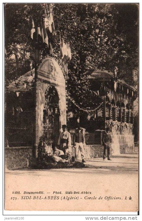 SIDI -BEL - ABBES - Cercle des Officiers