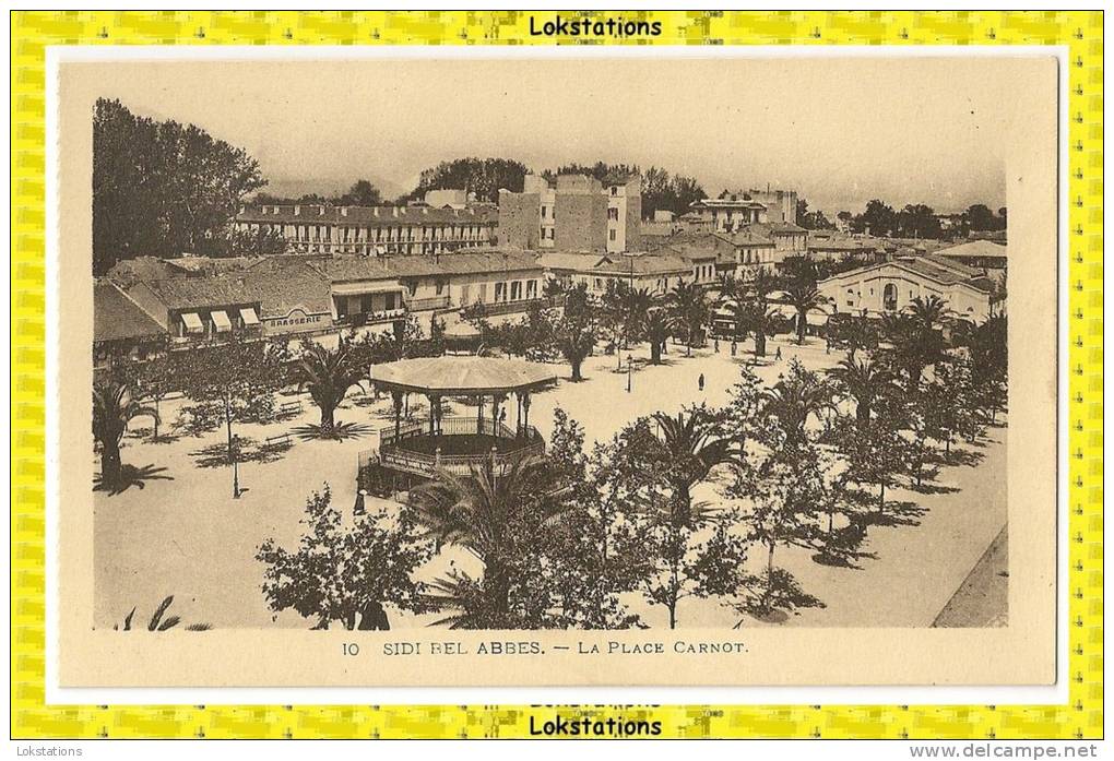 SIDI BEL ABBES - La Place Carnot