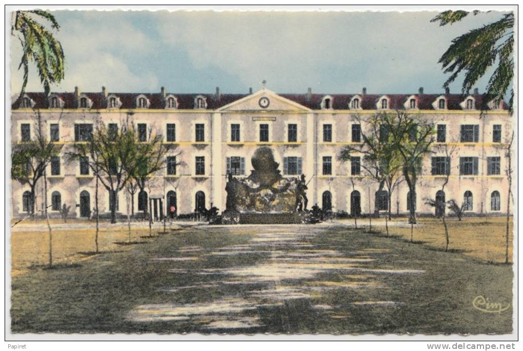 cpsm colorisée Algerie Sidi Bel Abbes La Caserne de la Legion Etrangere