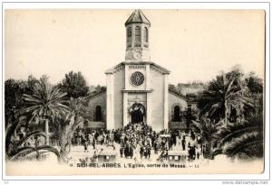 E198 SIDI-BEL-ABBES Sortie de la Messe