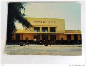 Carte postale Ancienne  SIDI-BEL-ABBES  La Gare P.L.M.