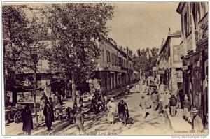 SIDI BEL ABBES LE RUE LORD BYRON  en 1904