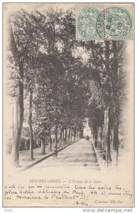 ALGERIE SIDI BEL ABBES AVENUE DE LA GARE