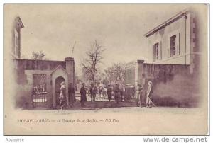 ALGERIE - SIDI BEL ABBES - (1900) le quartier du 2e spahis - nr 8 ND - d10 326