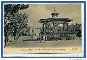 65 19 sidi bel abbes  la place carnot et le kiosque de musique