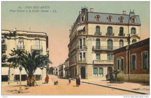 ALGERIE  - SIDI-BEL-ABBES - PLACE CARNOT ET CREDIT FONCIER - BANQUE
