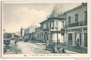 SIDI BEL ABBES  -  Avenue  Loubet , Route  de  la  Gare