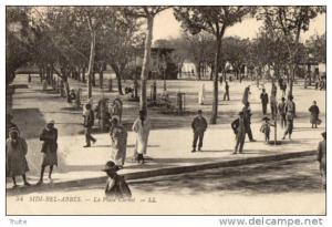 SIDI-BEL-ABBES LA PLACE CARNOT ANIMEE