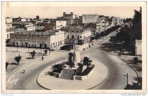 Algérie - Sidi-Bel-Abbès - Place Georges Clémenceau et rue Prudhon