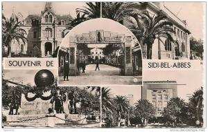 1960    SIDI  BEL  ABBES  5  VUES    animee ,LEGION  ETRANGERE