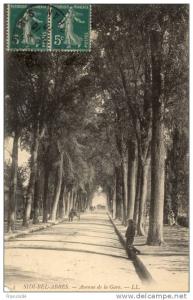 CPA - Sidi Bel Abbès - Avenue de la gare