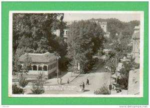 CPA  ALGERIE  -  SIDI-BEL-ABBES  -  518  Rue Prudon et Kiosque du Cercle Militaire  ( en 1938 )  Animée