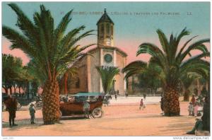 (PP)  CPA  Sidi Bel Abbes  eglise   (bonne etat)