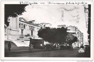 ALGERIE-PHILIPPEVILLE-RUE CLEMENCEAU PALAIS DE JUSTICE
