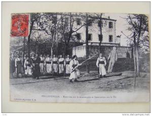 CPA - Philippeville (Skikda)  (Algérie) - Exercices sur mannequin et instruction sur le tir