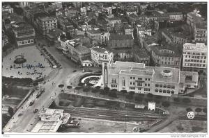 ALGERIE-PHILIPPEVILLE LE CENTRE-VUE D AVION