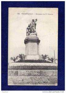 ALGERIE / ALGERIEN  PHILIPPEVILLE     Monument de 3 Zouaves