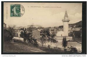 CPA Philippeville, Vue generale, prise de la Mosquee