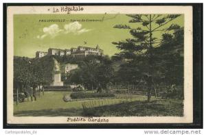 CPA Philippeville, Square du Commerce