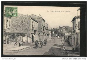 CPA Philippeville, Le Faubourg