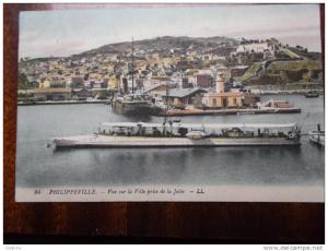 PHILIPPEVILLE Vue sur la ville prise de la jetée