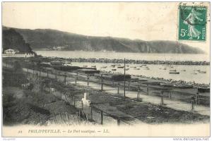 ALGERIE  PHILIPPEVILLE  (skikda)  le port nautique   2 scans
