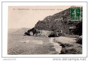 SKIKDA PHILIPPEVILLE   Une Anse de La Route de La Corniche  ND Photo N° 110 - Circulé Levallois Perret