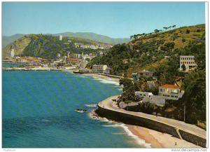 SKIKDA-EX-PHILIPPEVILLE LES PLAGES. CARTE GEANTE (30x 24 cm)
