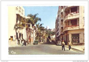 ALGERIE )) SKIKDA  PHILIPPEVILLE  avenue Zirout Youcef et grande poste   CSPM 9 x 14