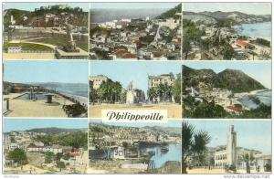 ALGERIE SKIKDA philippeville  multivues  cpsm     2 scans
