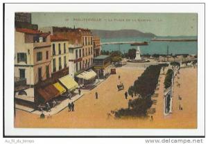 PHILIPPEVILLE , LA PLACE DE LA MARINE