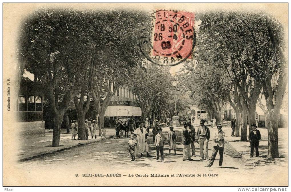 ALGERIE(SIDI BEL ABBES) CERCLE MILITAIRE