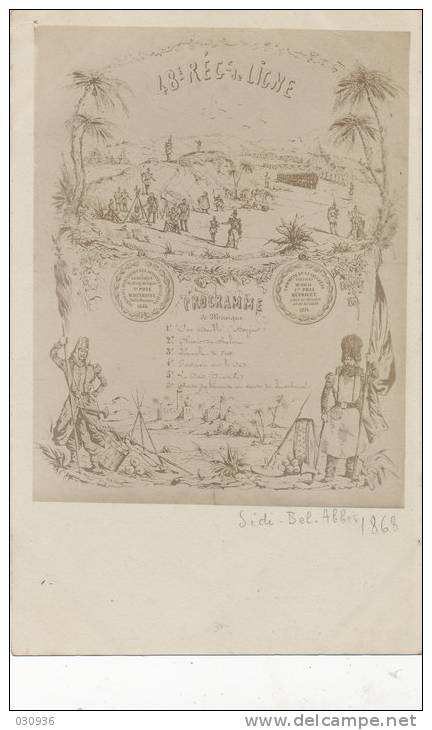 cpa-algérie-sidi bel abbès-48ème regiment de ligne-