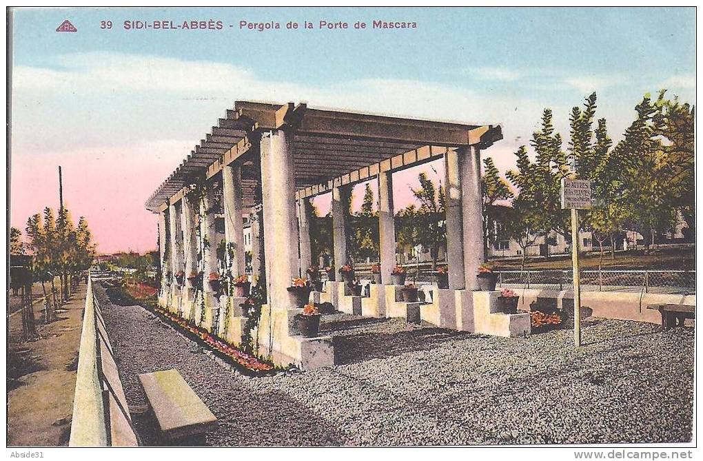 SIDI BEL ABBES  -  Pergola  de  la  Porte  de  Mascara