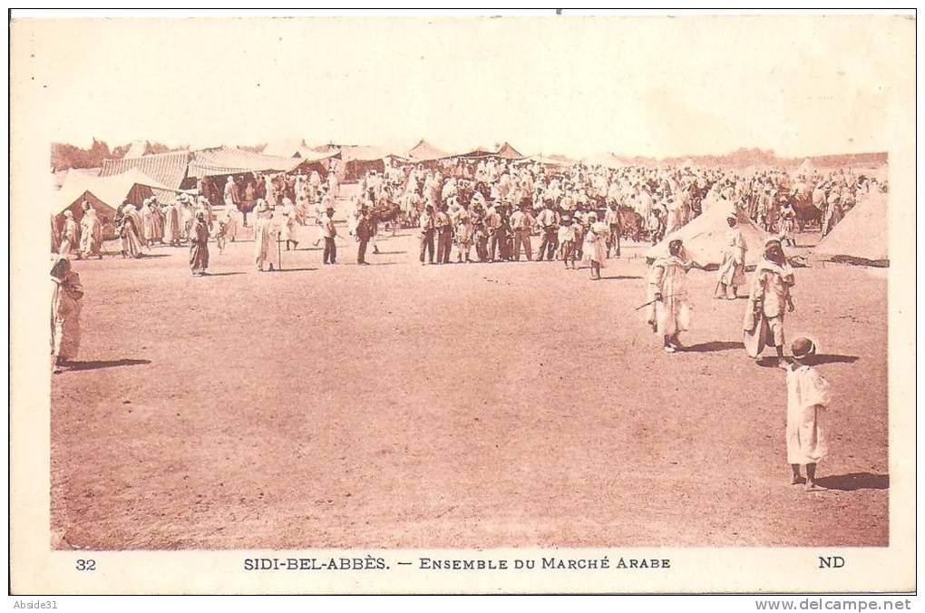 SIDI BEL ABBES  -  Ensemble  du  Marché  Arabe