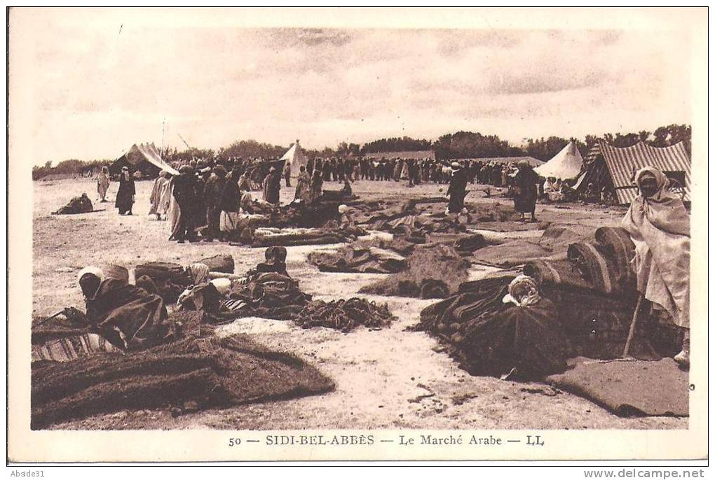 SIDI BEL ABBES  -  Le  Marché  Arabe