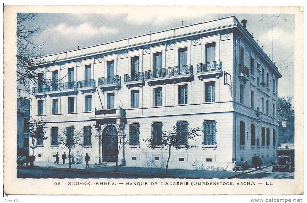 SIDI BEL ABBES  -  Banque  de  l´ Algérie
