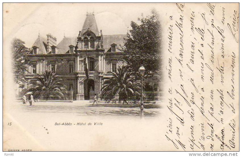 ALGERIE  SIDI BEL ABBES  Hôtel de Ville   ..... ( Ref FA641 )