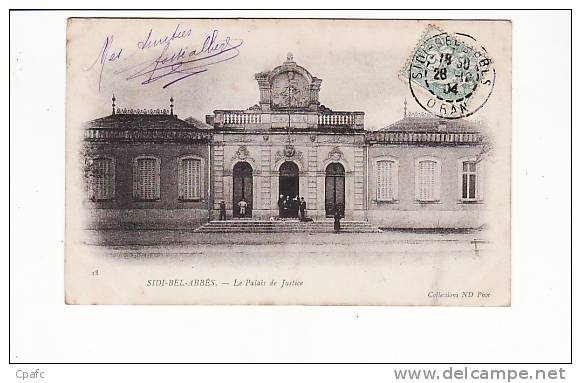 Sidi Bel Abbès - Le Palais de Justice