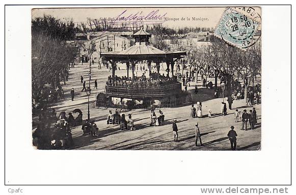 Sidi Bel Abbès - Place Carnot et Kiosque de la Musique