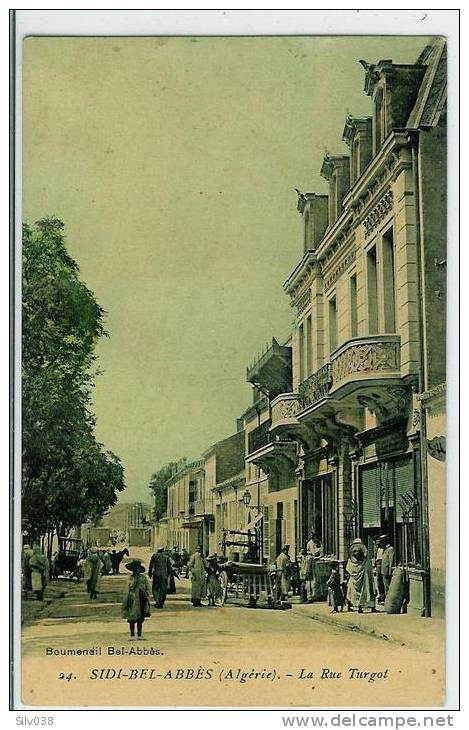 ALGERIE-SIDI BEL ABBES-LA RUE TURGOT